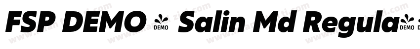 FSP DEMO - Salin Md Regula字体转换